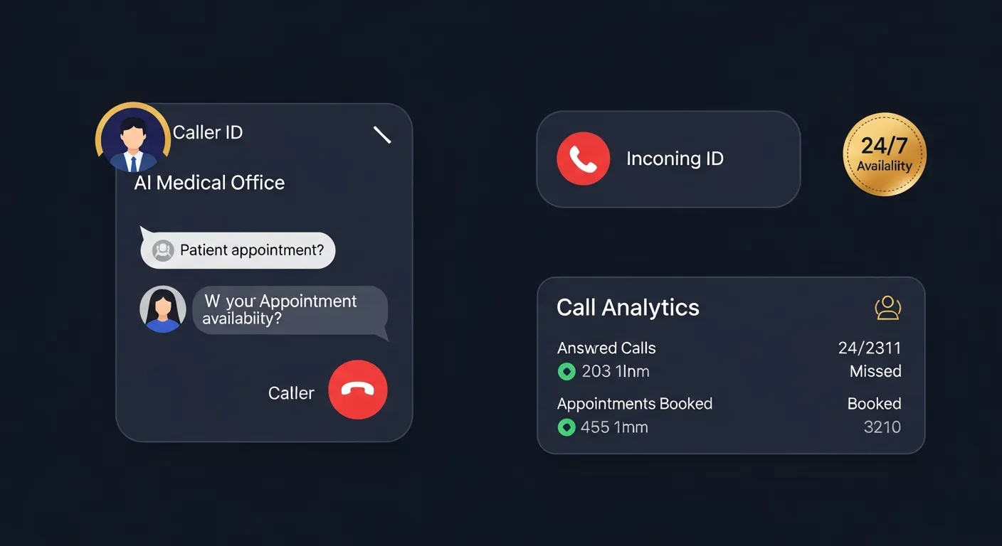 AI voice assistant interface for medical offices