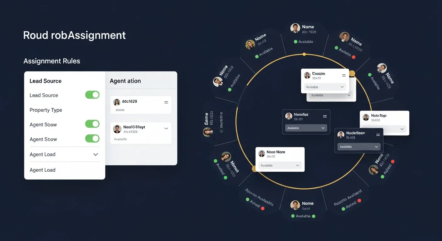 Round-robin lead assignment system